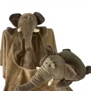 Peluche 2 En 1 Con Cobija Incluida Cojín Animalitos Elefante