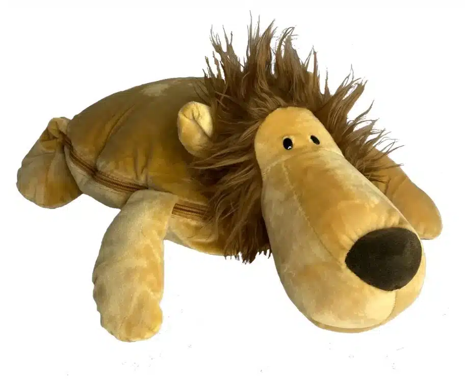 cobija peluche leon