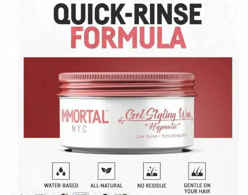 Cera Inmortal NYC Gel Styling Wax Hypnotic - Imagen 2