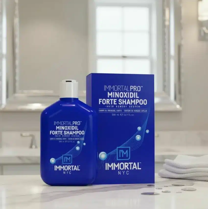Combo Shampoo Y Cera Immortal Pro Minoxidil Forte - Imagen 4