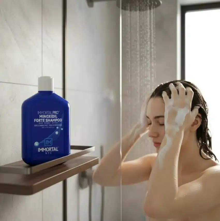 Combo Shampoo Y Cera Immortal Pro Minoxidil Forte - Imagen 8