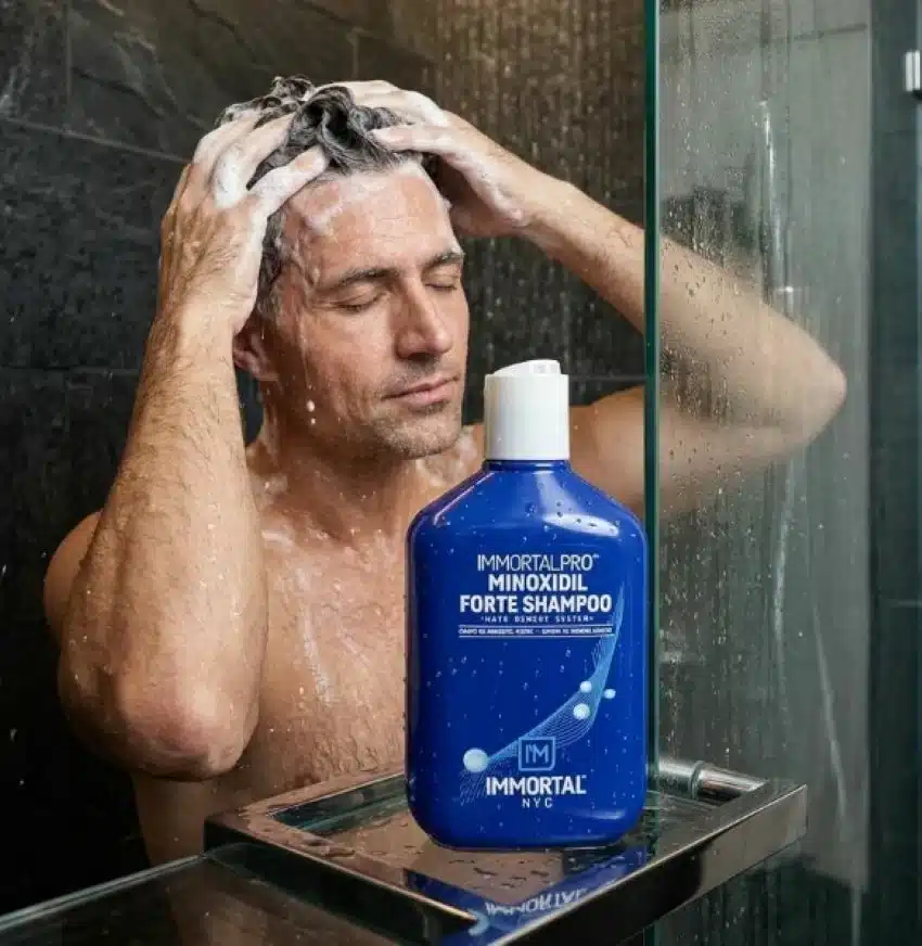 Combo Shampoo Y Cera Immortal Pro Minoxidil Forte - Imagen 5