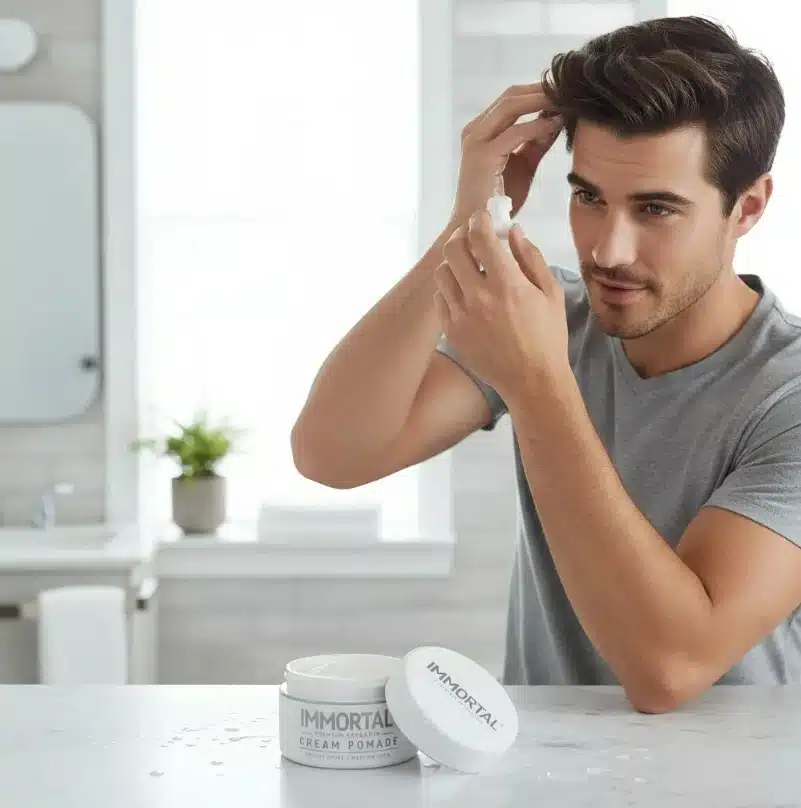 Cera Immortal Premium Selection Cream Pomade - Imagen 2