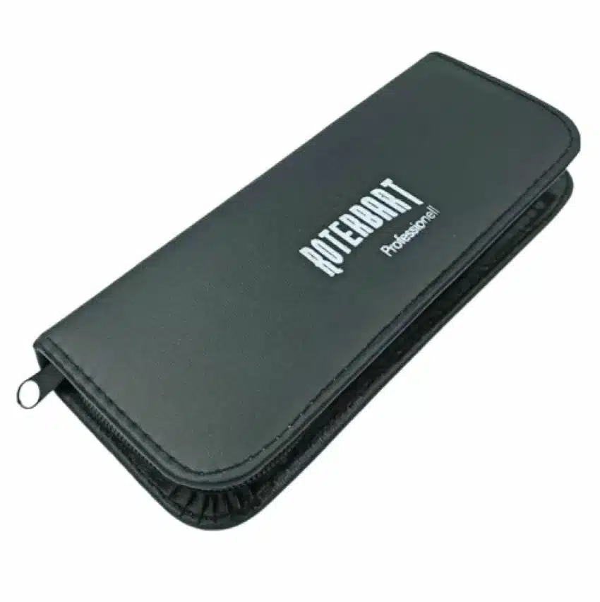 Kit de Tijeras Diamantado Negro Peluquería Profesional Roterbart Professionell - Imagen 2