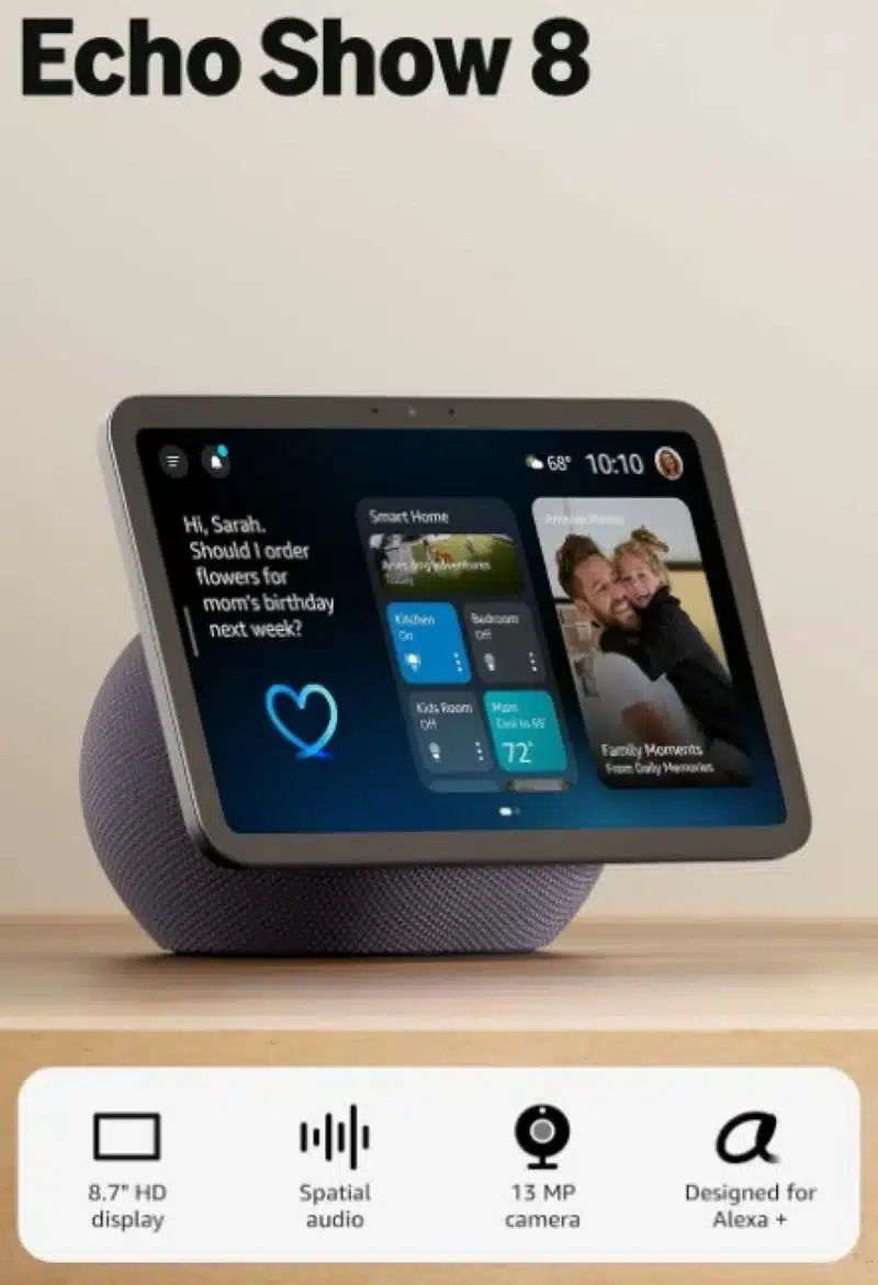 Amazon Echo Show 8 4ta Generacion Asistente Virtual Alexa - Imagen 4