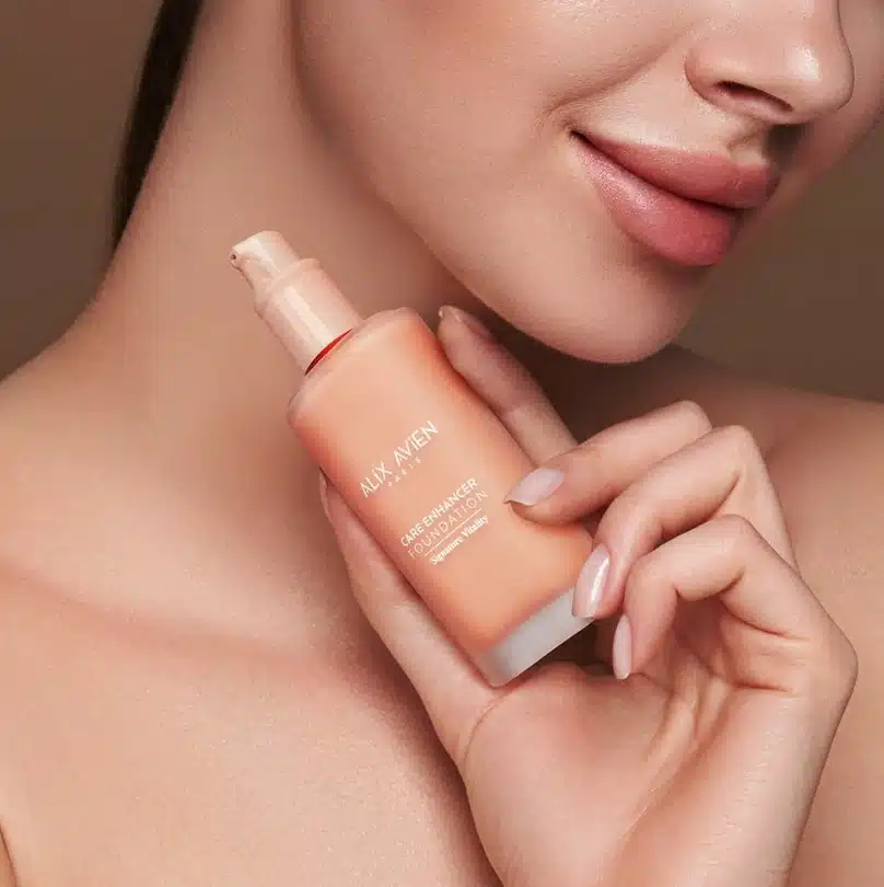 Base Care Enhancer Foundation Signature Vitality 808 Warm Amber ALIX AVIEN - Imagen 5