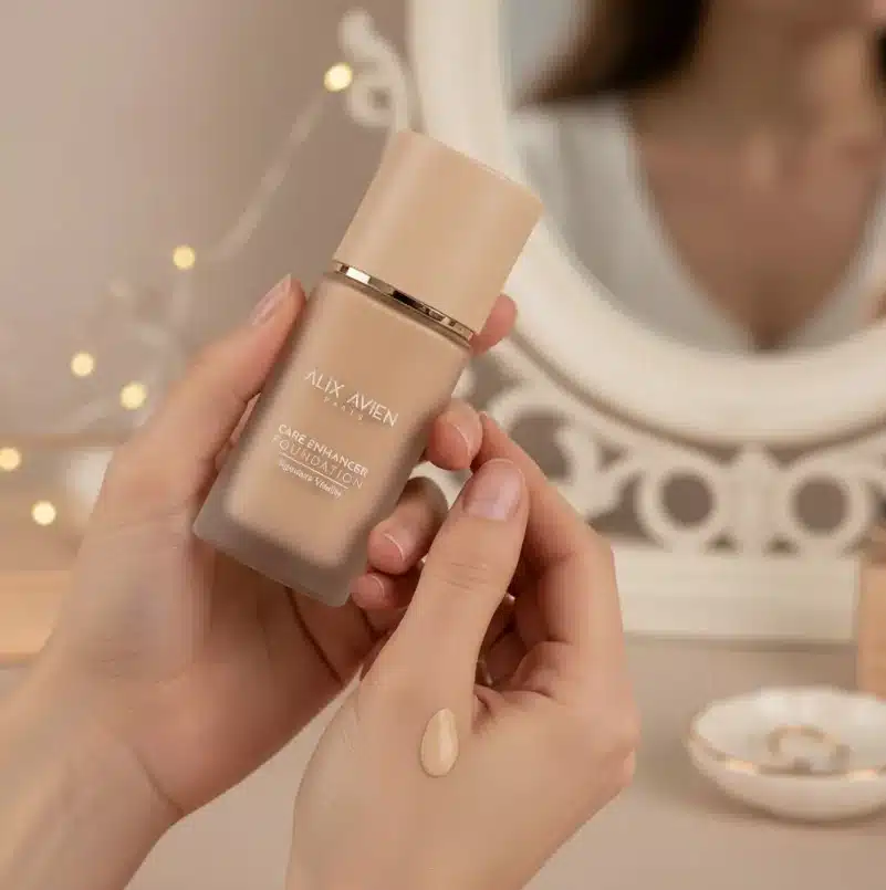Base Care Enhancer Foundation Signature Vitality 808 Warm Amber ALIX AVIEN - Imagen 2