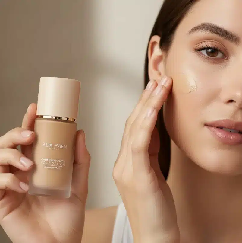 Base Care Enhancer Foundation Signature Vitality 814 Vintange Biscuit ALIX AVIEN - Imagen 2