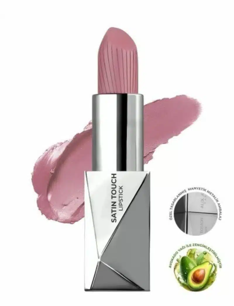 Labial Satin Touch Lipstick 805 Cotton Rose Alix Avien - Imagen 2