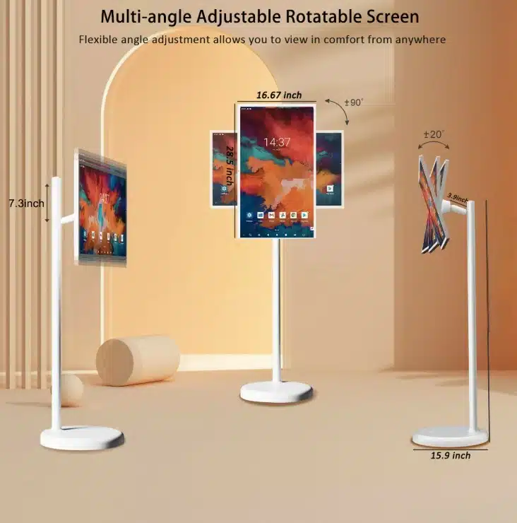 Pantalla Inteligente 24 Pulgadas HD Soporte Incluido Portátil - Imagen 3