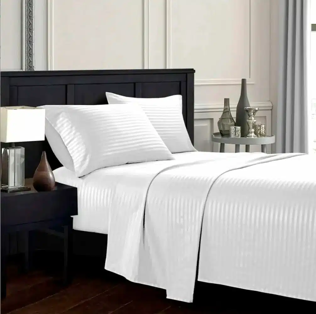 Juego Sabanas Doble Blanco Mas 1 Almohada Gel Refrescante - Imagen 3