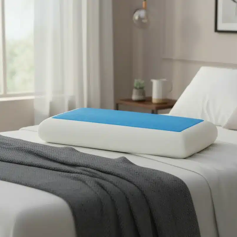Juego Sabanas Doble Blanco Mas 1 Almohada Gel Refrescante - Imagen 4
