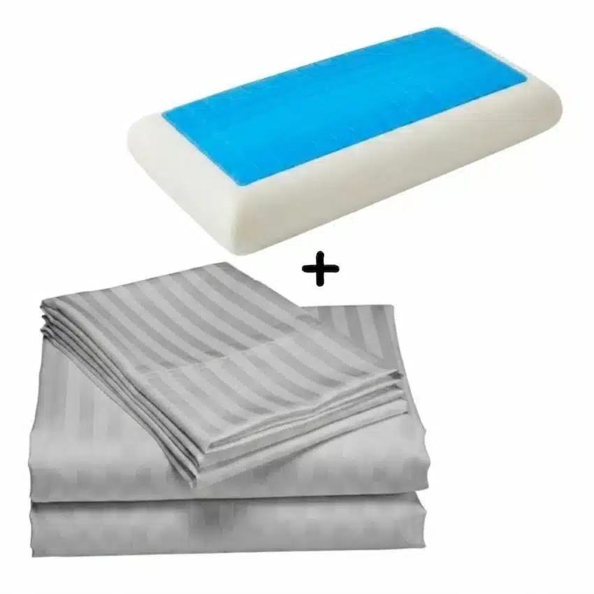 combo-sabana-gris-con-una-almohada-gel-grande.