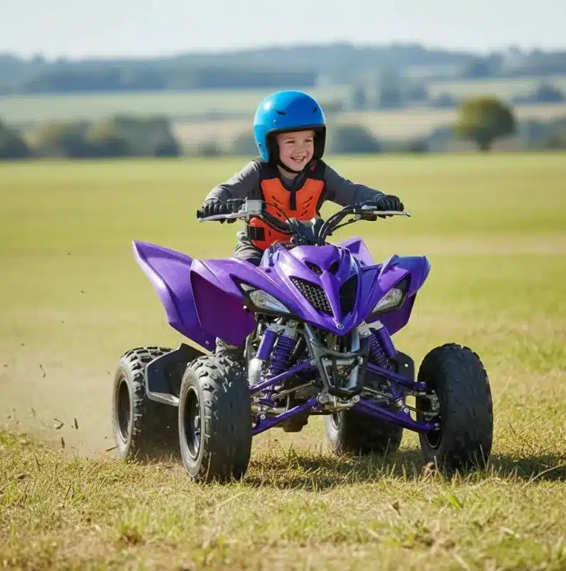 Cuatrimoto Raptor A Gasolina Atv-03d 125 Cc 4 Tiempos Morado - Imagen 2