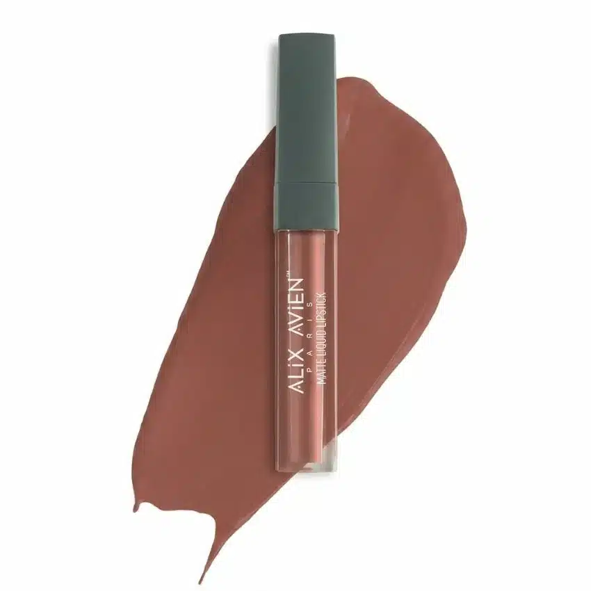 Labial líquido mate Alix Avien 503 Terracotta Nude De Larga Duración y Color Intenso - Imagen 5