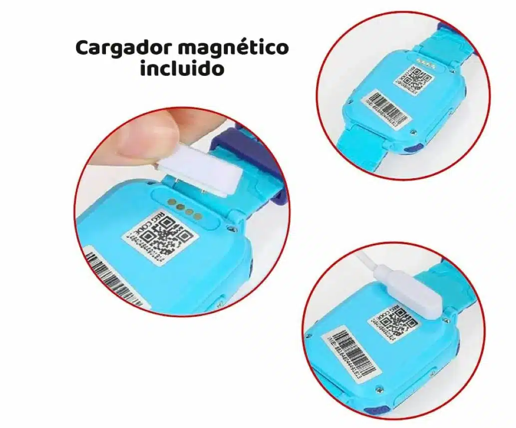 Reloj Inteligente Niños Táctil Tarjeta Sim GPS Teléfono Rosa - Imagen 4