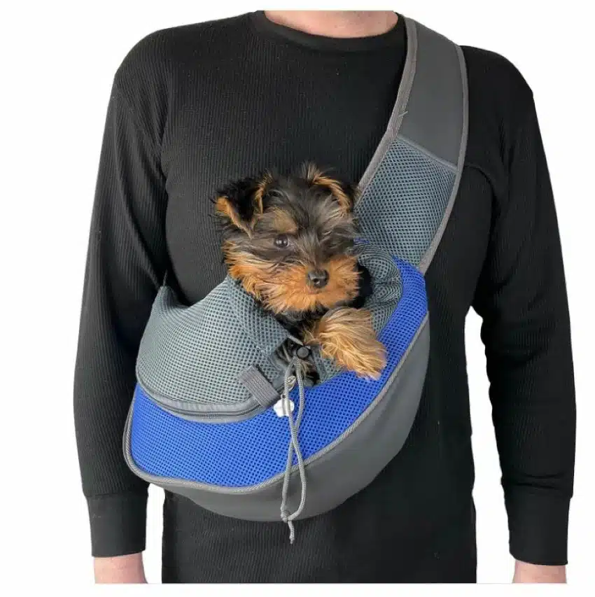 Bolso Cargador Para Mascotas Pequeña Manos Libres - Imagen 6