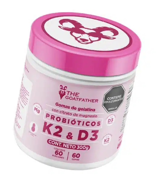 Gomitas Probióticas Femeninas K2 y D3 The Goatfather - Imagen 5