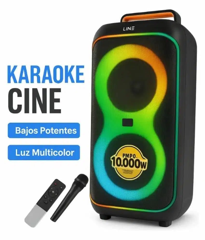 Parlante Gedi-g Gd-2608 Bluetooth Micrófono Altavoz Cabina - Imagen 2