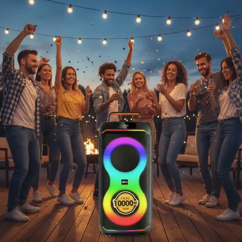 Parlante Gedi-g Gd-2608 Bluetooth Micrófono Altavoz Cabina - Imagen 3