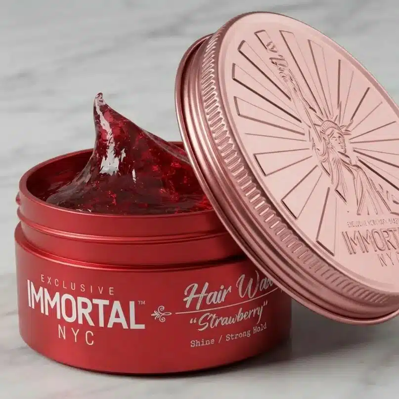 Cera Inmortal NYC Hair Wax Strawberry - Imagen 5