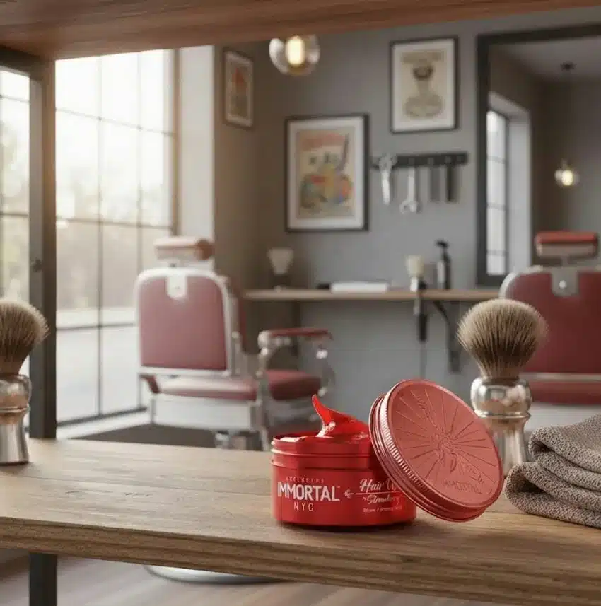 Cera Inmortal NYC Hair Wax Strawberry - Imagen 4