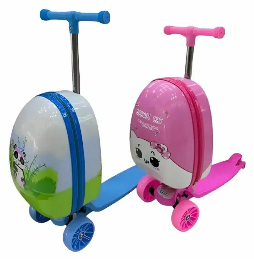 Patineta Scooter Niños Con Maleta Plegable 3 Ruedas - Imagen 6
