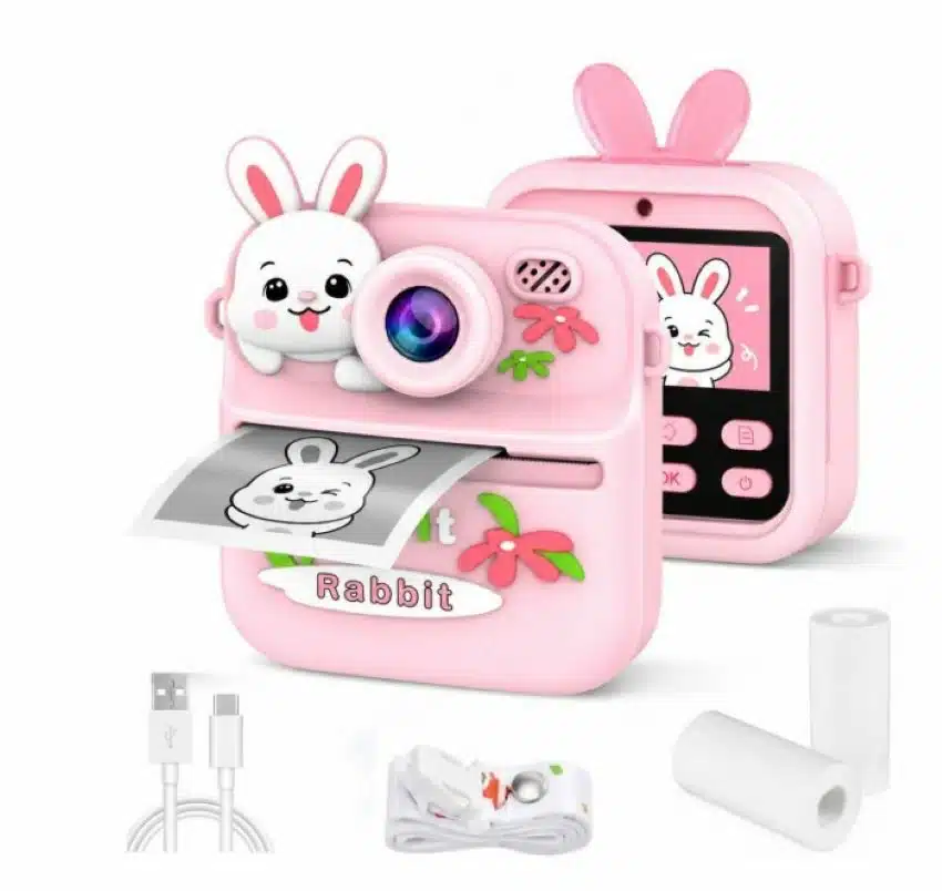 camara-instantanea-conejo-rosa.