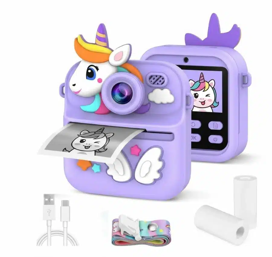 Detalles del adjunto camara-instantanea-unicornio-morado