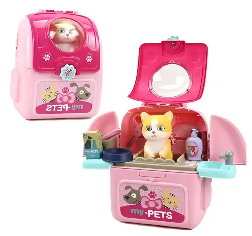 Maleta De Gato Juguete Set Veterinaria Niños Mascota - Imagen 9