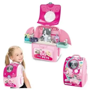 Maleta De Perro Juguete Set Veterinaria Niños Mascota
