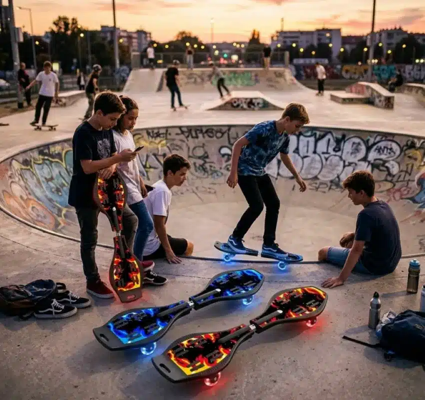 Patineta 2 Ruedas Skate Waveboard Acrobacias Niños Y Jóvenes - Imagen 3
