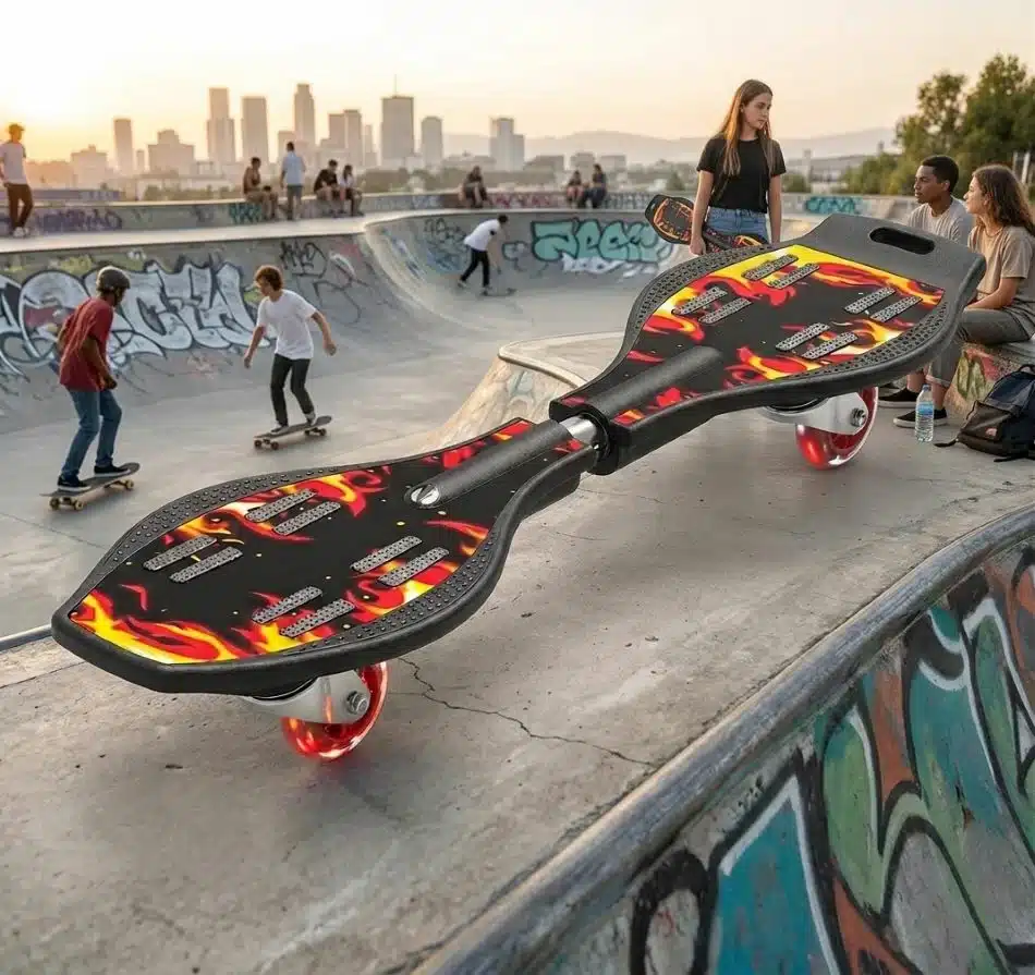 Patineta 2 Ruedas Skate Waveboard Acrobacias Niños Y Jóvenes - Imagen 5