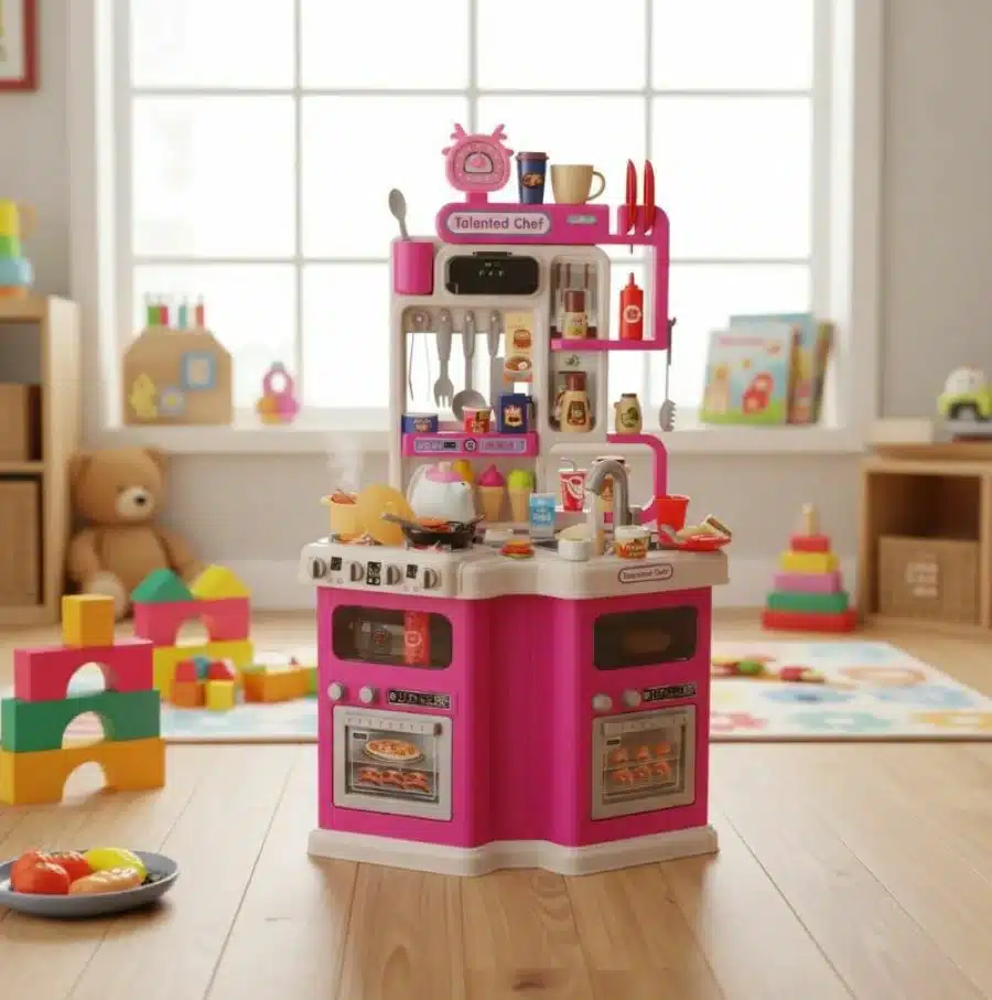 Cocina De Juguete Interactiva 113 Piezas Con Luz Y Sonido - Imagen 6