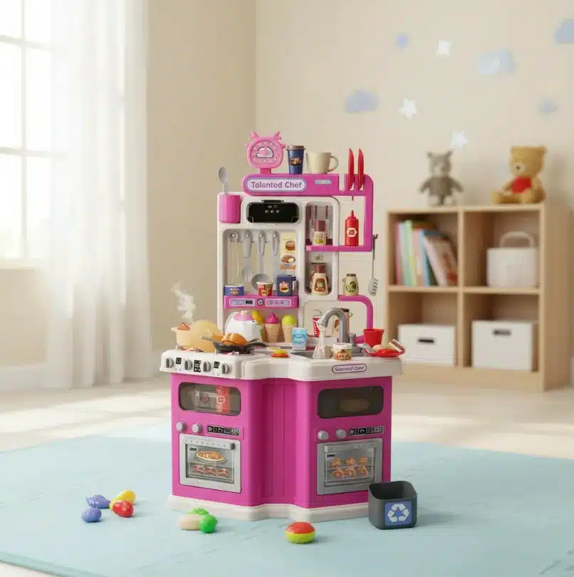 Cocina De Juguete Interactiva 113 Piezas Con Luz Y Sonido - Imagen 7