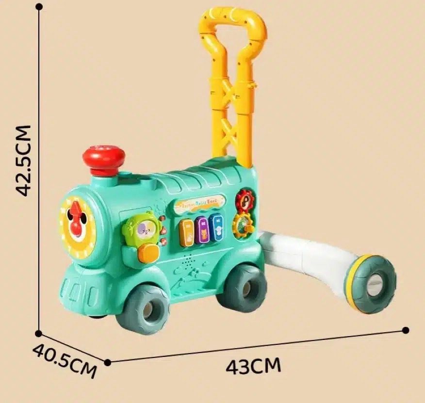 Tren Caminador Didáctico Con Luces Y Sonidos 3 En 1 Bebes - Imagen 4