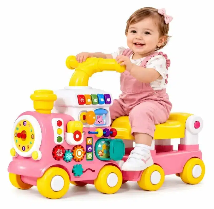 Tren Caminador Didáctico Con Luces Y Sonidos 5 En 1 Bebes - Imagen 6